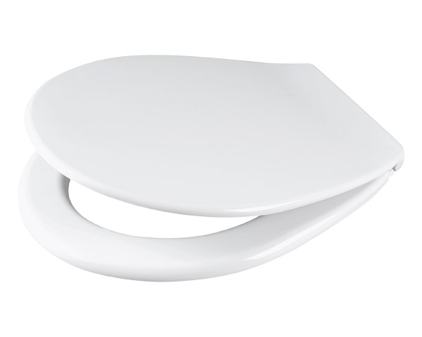 WIRQUIN TOILET SEAT NEON LITE PP PL HINGE WHT 600G Wirquin Toilet Seat Neon Lite Pp Pl Hinge Wht 600G - Image 1