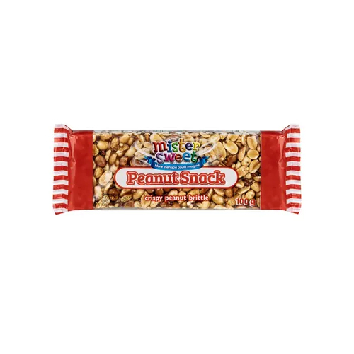 903-000033 Mister Sweet Peanut Brittle Bar 100g - Image 1