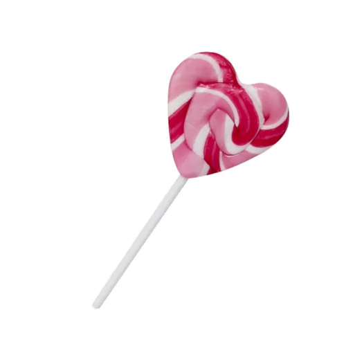 903-000155 Sweet Love Heart Shaped Lolly 25g - Image 1