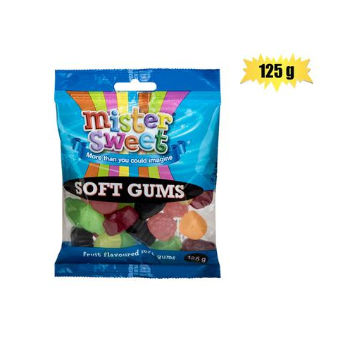 903-000524 Mister Sweet Soft Gums 125g - Image 1