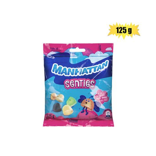 903-000534 Manhattan Senties Scented Gums 125g - Image 1