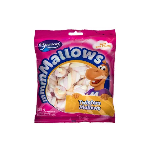 903-005032 Beacon Mallows Twisters 135g - Image 1