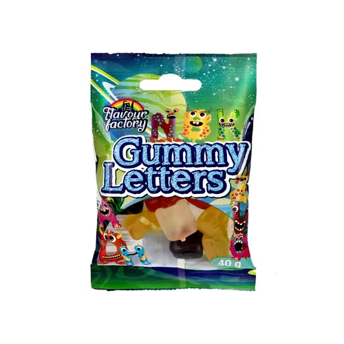 903-005119 Flavour Factory Gummy Alphabets 40G - Image 1