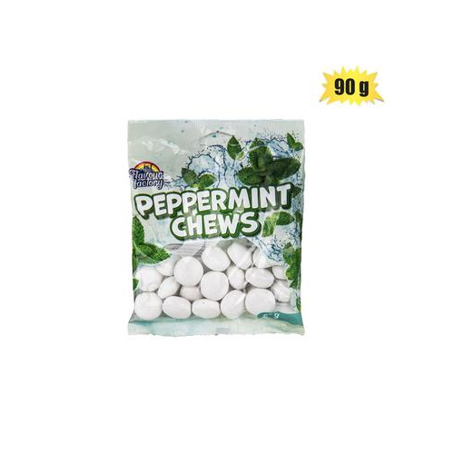 903-005122 Flavour Factory White Peppermint Chews 90g - Image 1
