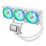 Asus MAX Gaming LC 360 ARGB LCD All-in-one CPU Liquid Cooler - White - Image 2