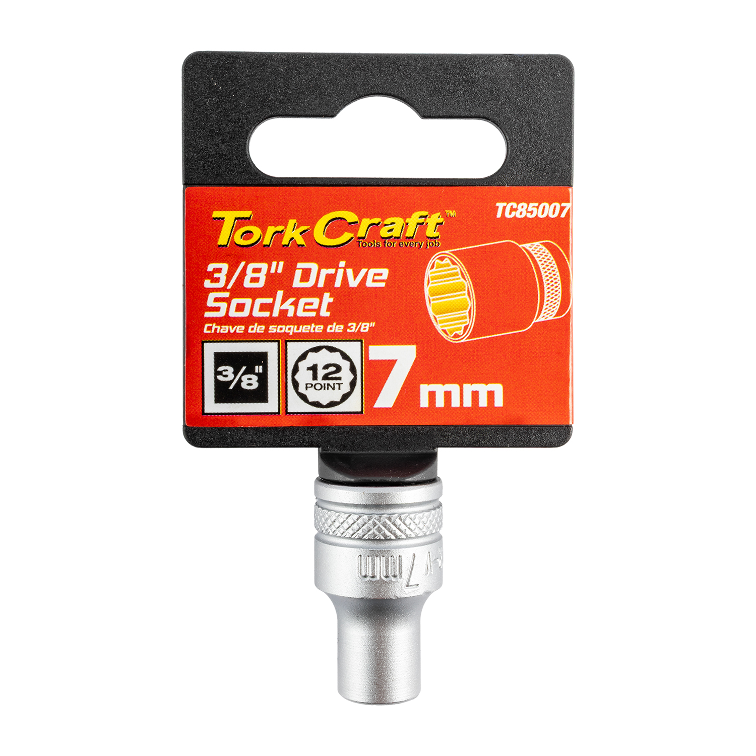 TC85007 Socket 3/8'Dr 7Mm 12Pt Crv - Image 1