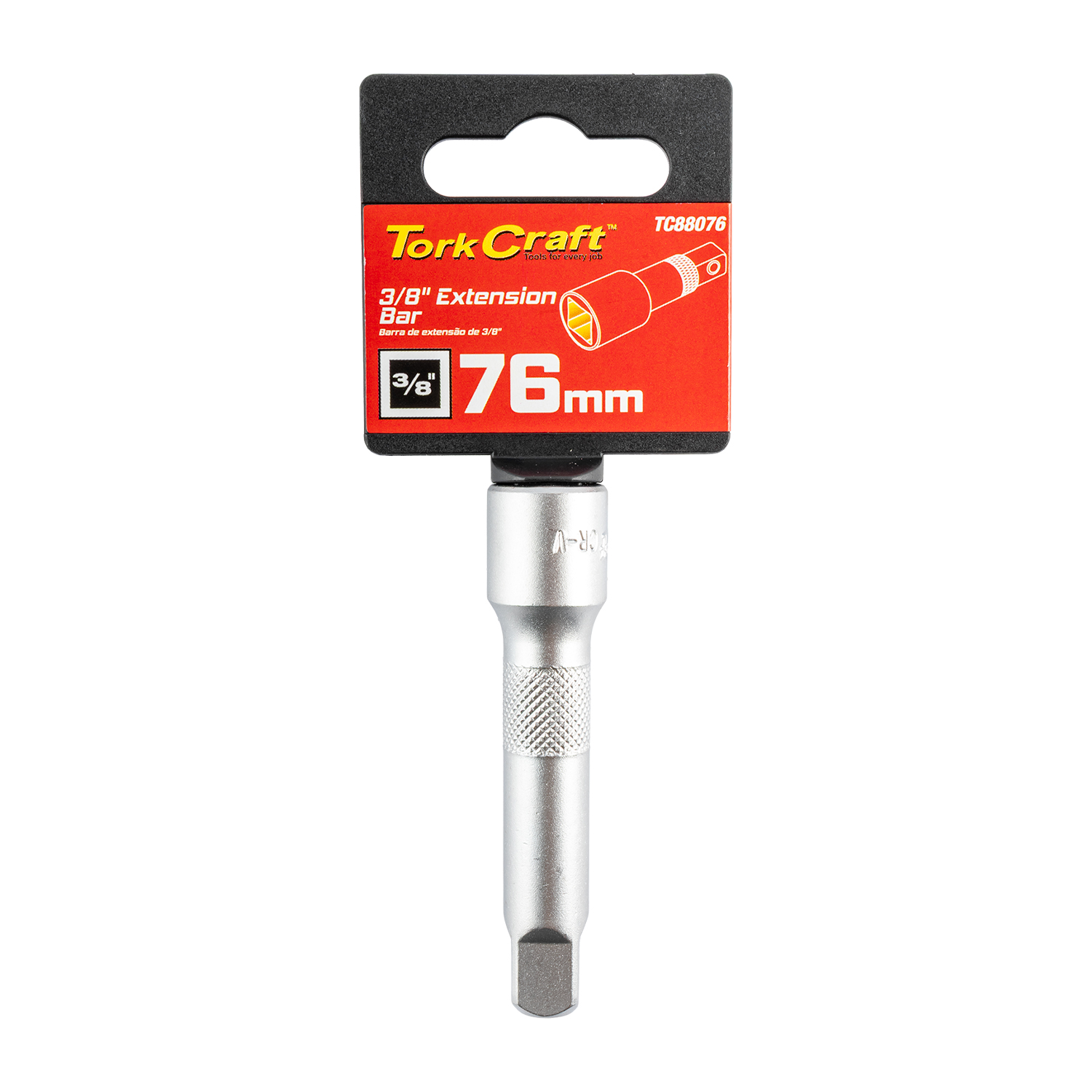 TC88076 Extension Bar 3/8'Dr X 76Mm - Image 1